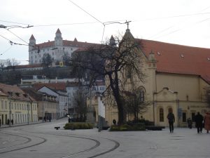 Slovakya’da bir şehir Bratislava,Vitajye v Bratislave